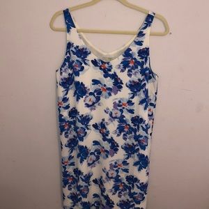 Halogen Blue Flower Dress